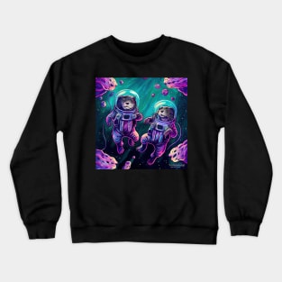 Space Otters Crewneck Sweatshirt